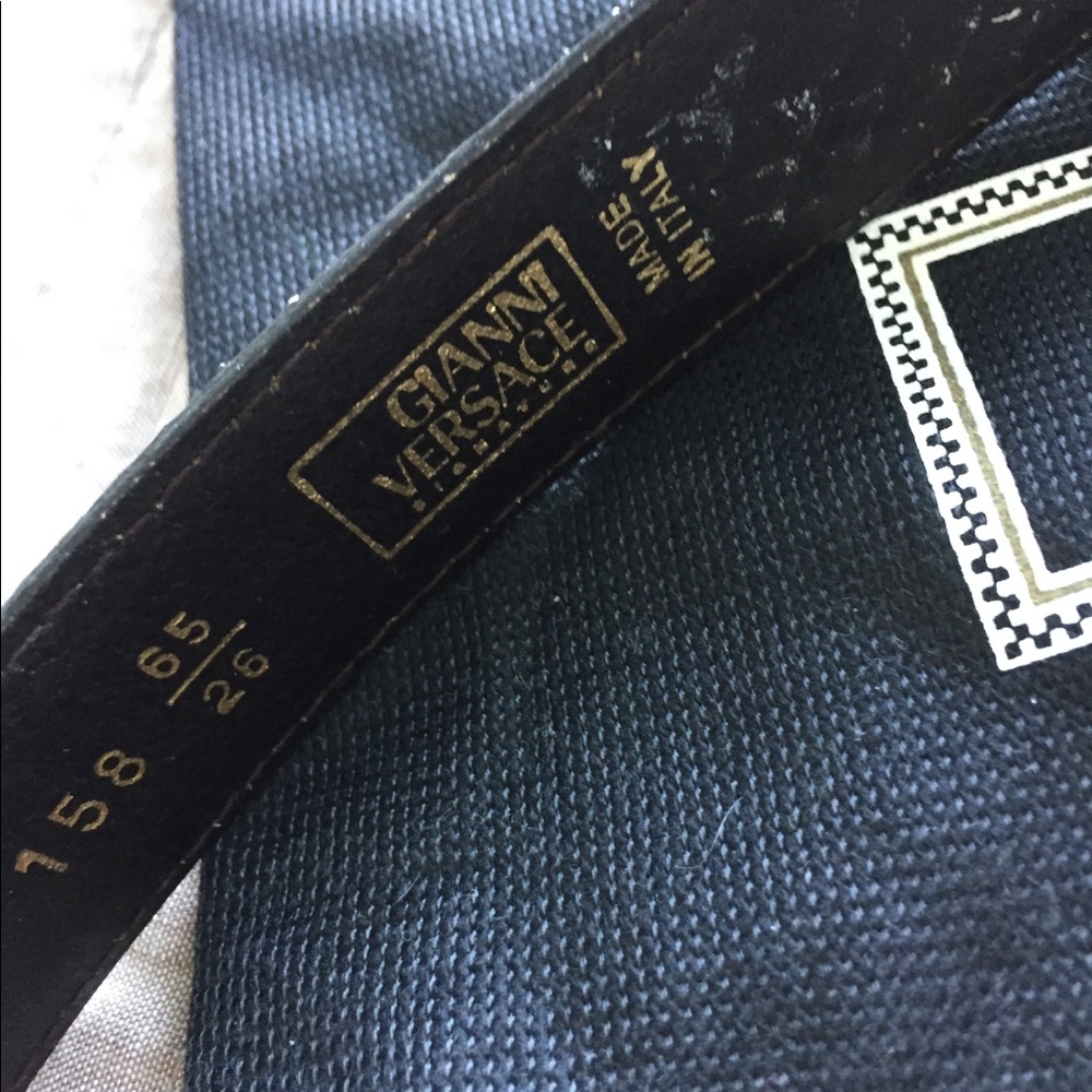 Versace Authentic Python Vintage Belt - image 8